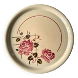 Antique pie dish in faience from badonviller