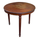 Vintage Louis XVI 19th century round coffee table side table