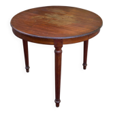 Vintage Louis XVI 19th century round coffee table side table