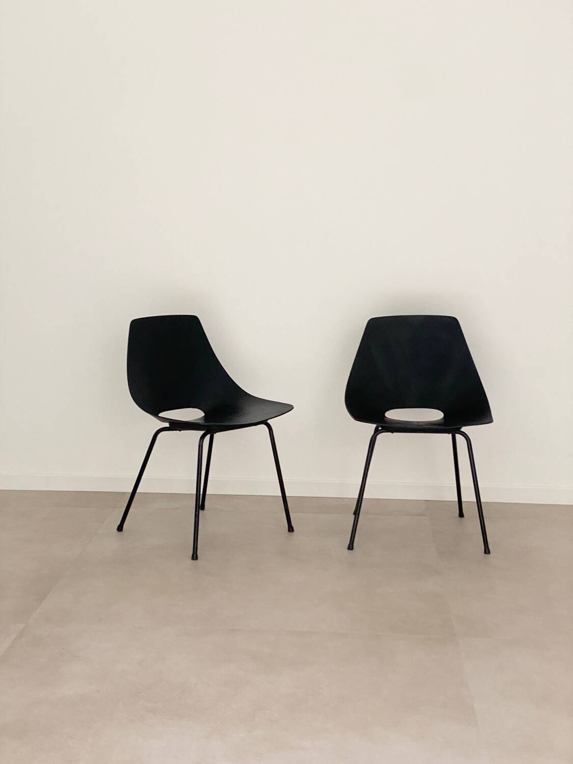 Pierre Guariche barrel chairs