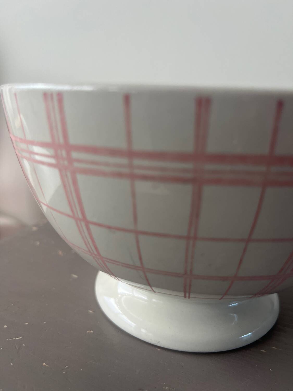 Old earthenware bowl