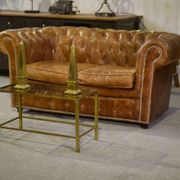 Pair of brass obelisks 1960s