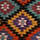 Geometric Multicolor Turkish Kilim Rug, 158x297Cm