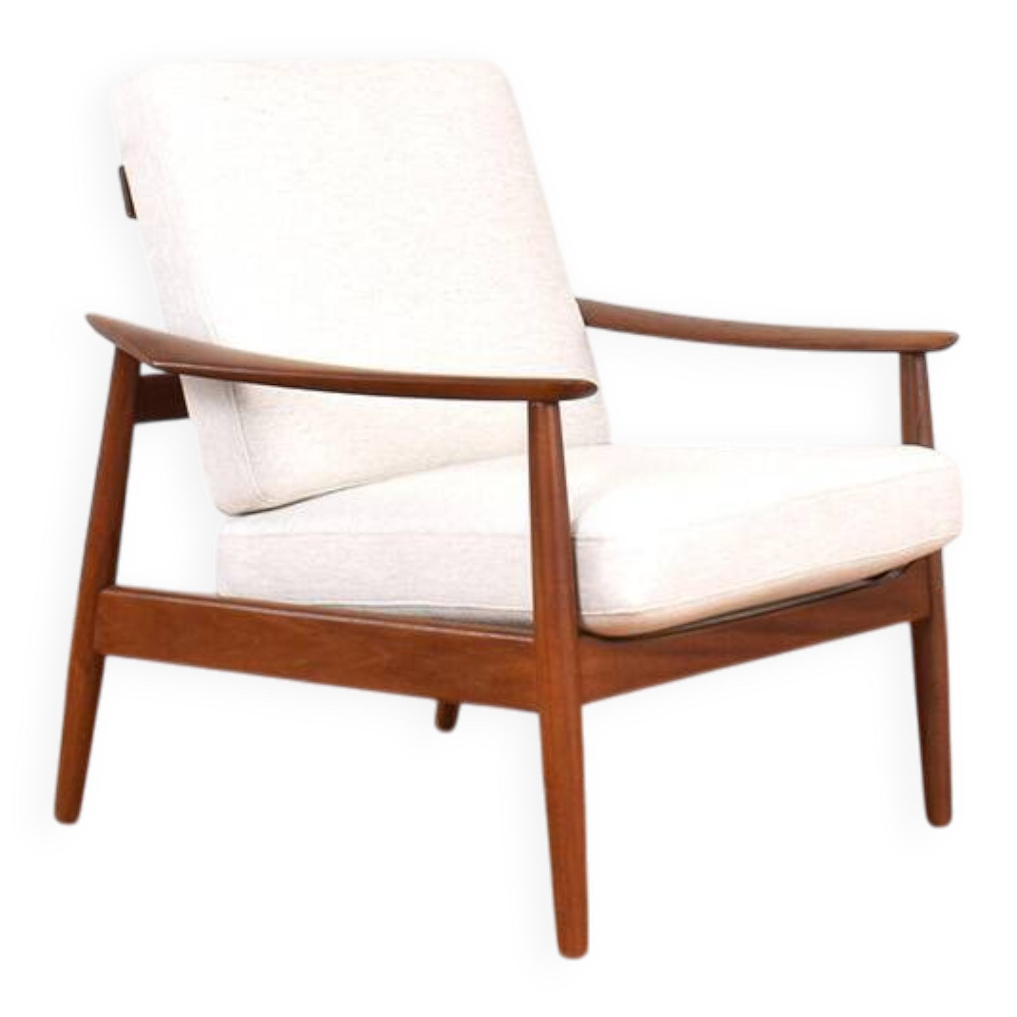 Mid-Century Danish Teak Armchair FD-164 by Arne Vodder for France & Son