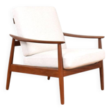 Mid-Century Danish Teak Armchair FD-164 by Arne Vodder for France & Son