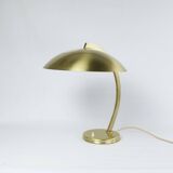 Lampe de bureau Bauhaus, Art Déco en laiton, de Egon Hillebrand, 1930-40
