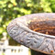 Iron garden urn planter, Antique French cast iron classical campana va
