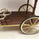 Bar trolley  in gold and formica 1960-1970