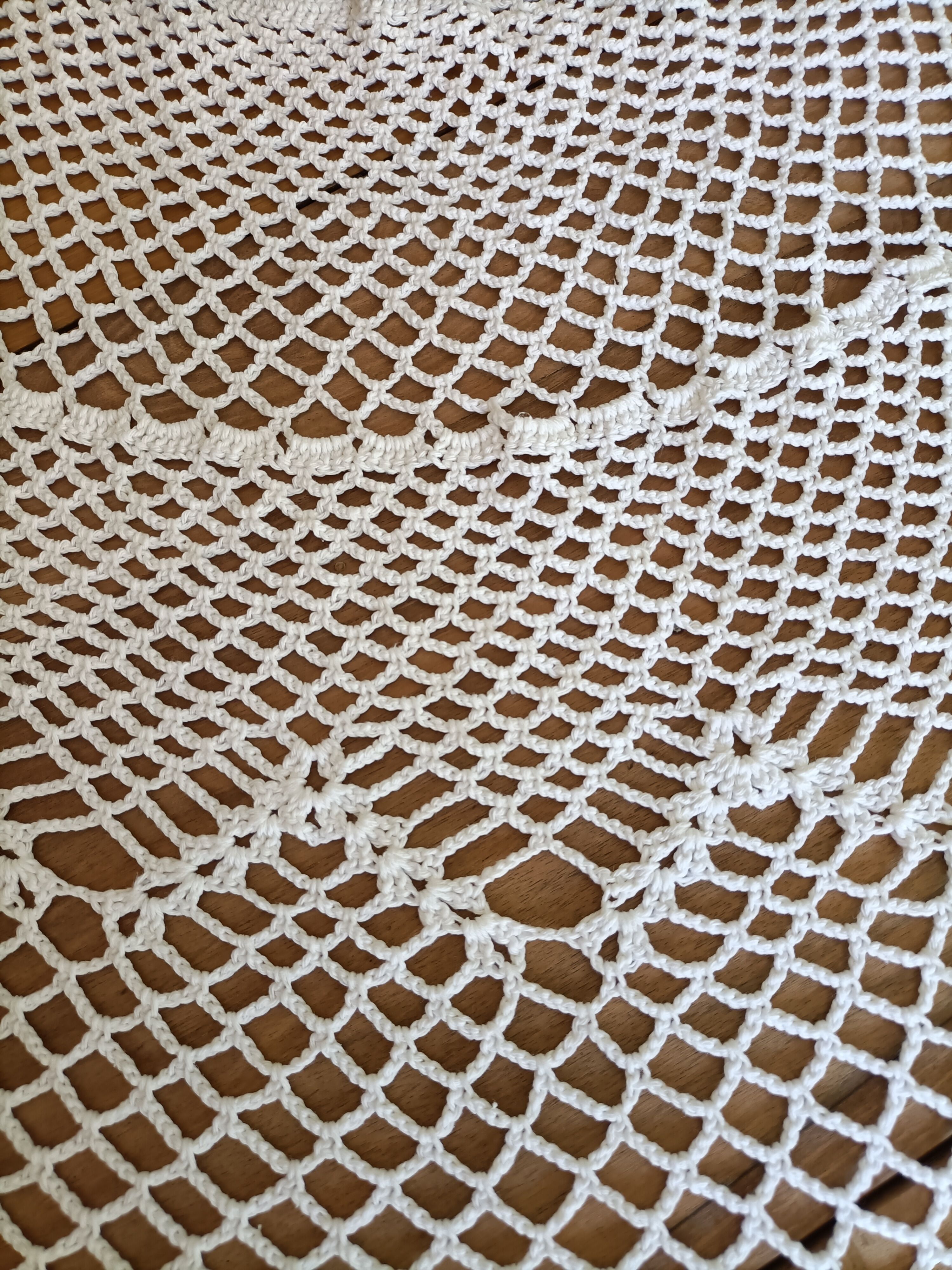 Crochet tablecloth