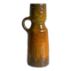 Rustic ceramic vase, vintage handmade pottery