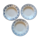 Choisy le Roi Boulenger 3 hollow plates model Parmentier Terre de Fer
