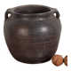 Small dark-coloured antique vase (circa 1900) #1