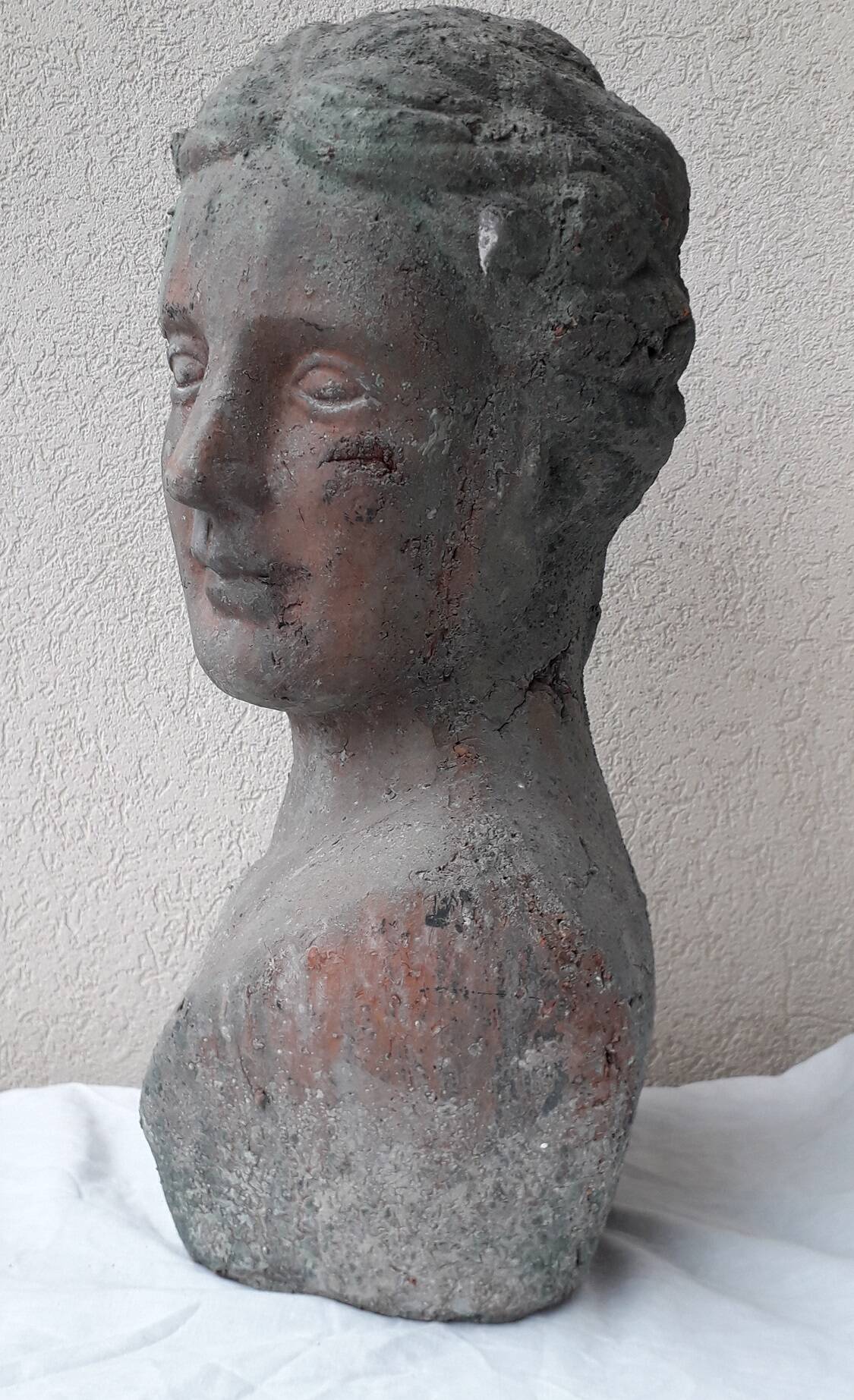 Terracotta bust