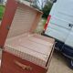 Malle de Voyage Bois et Simili Cuir