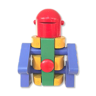 Wooden robot toy child