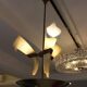 Italian chandelier with Cornucopias by Barovier Murano glass around 1960