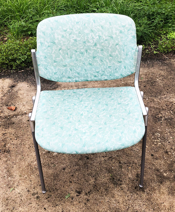 8 old office chairs Castelli - model DSC106 by Giancarlo Piretti