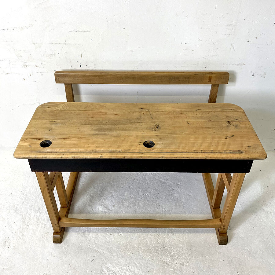 Pupitre d'écolier vintage 50's