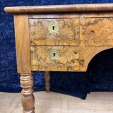 Very beautiful Louis Philippe period desk in burr walnut circa 1830