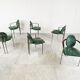 Vintage dining chairs by Belgo chrom, set of 6 - 1980s