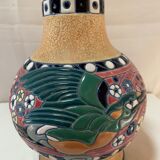 Enamelled vase