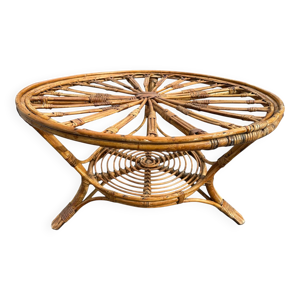 table basse en rotin