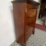 Empire period mahogany secretary, stamped Joseph Kochly, 19th century