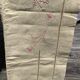 Sheet 2 places linen new embroidered BD pink dark beige canvas
