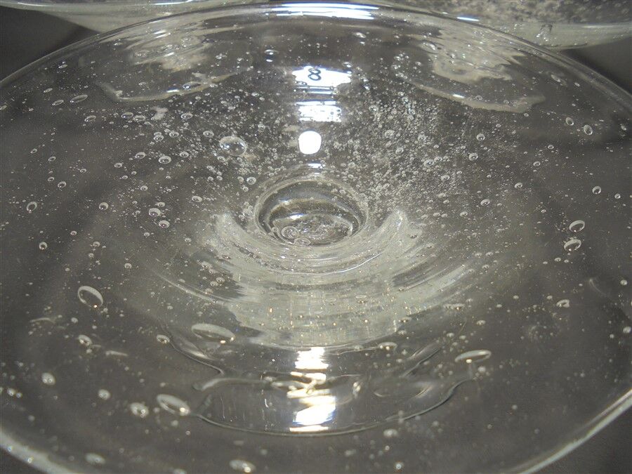 Glass paste cup