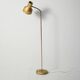 Scandinavian Brass Floor Lamp