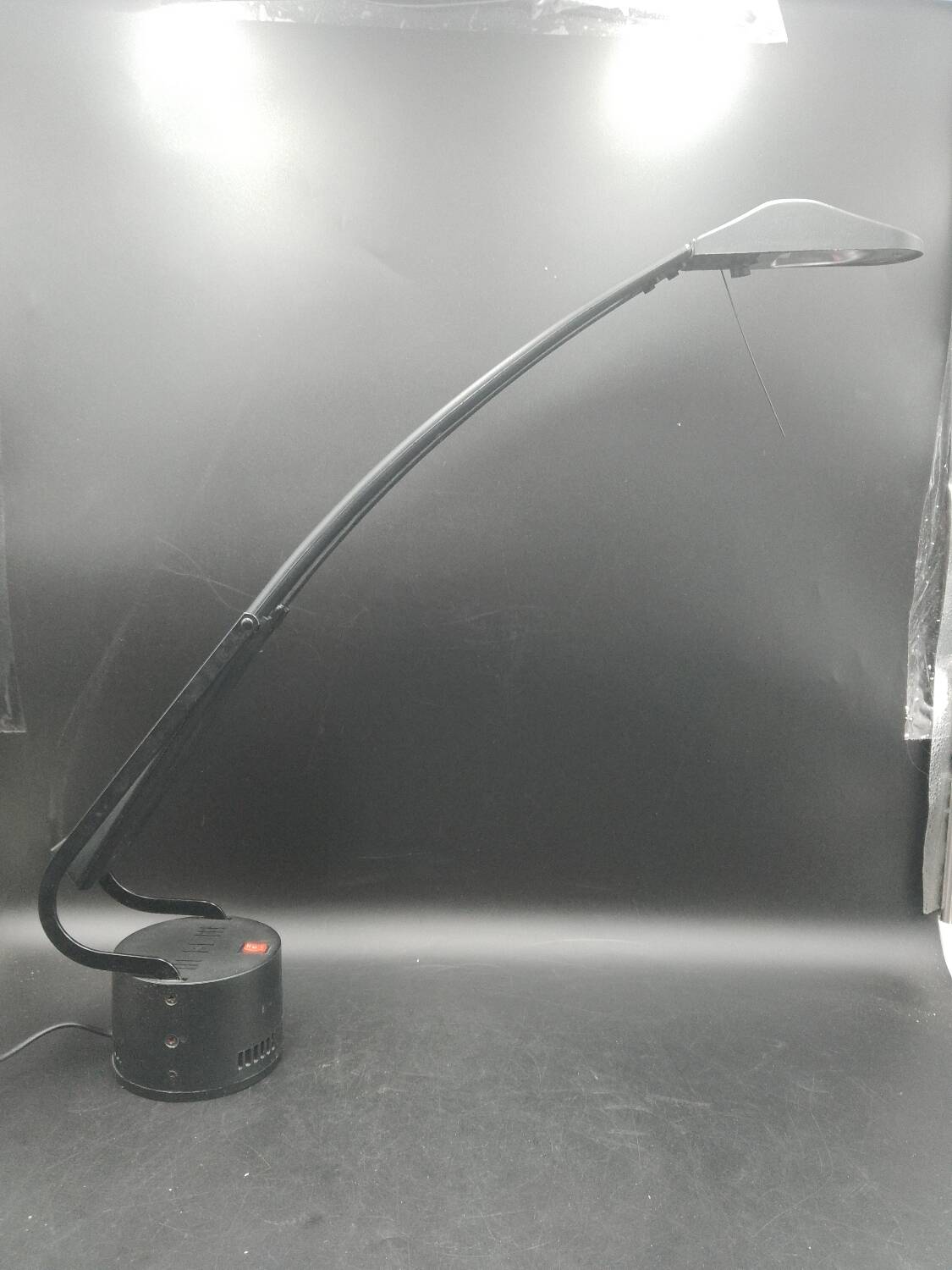 Vintage stilplast imq halogen pendulum desk lamp design italy memphis