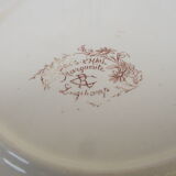 6 Longchamp Marguerite blue earthenware plates