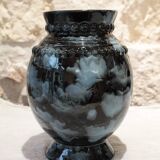 Blanche Letalle 'Night Sky' Vase (1901-1990), Saint Clément earthenware factory