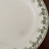 Round ironstone dish Moulin des Loups & Hamage Nord Violetta model