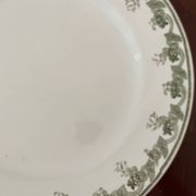 Round ironstone dish Moulin des Loups & Hamage Nord Violetta model