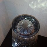 Vase en cristal signé taillé main XXè siècle