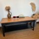 Vintage solid wood coffee table