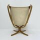 Falcon Leather Lounge Chair by Sigurd Ressel for Vatne Møbler, 1970s