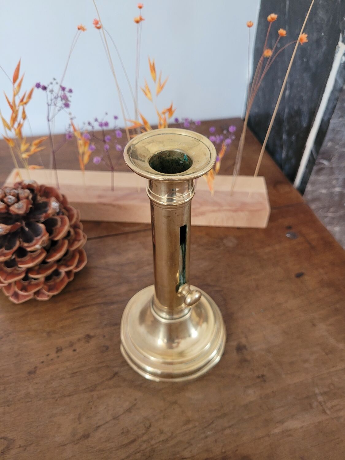 Bougeoir à poussoir pied à étages n°2