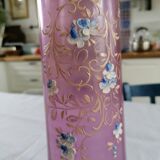 Enamelled roller vase