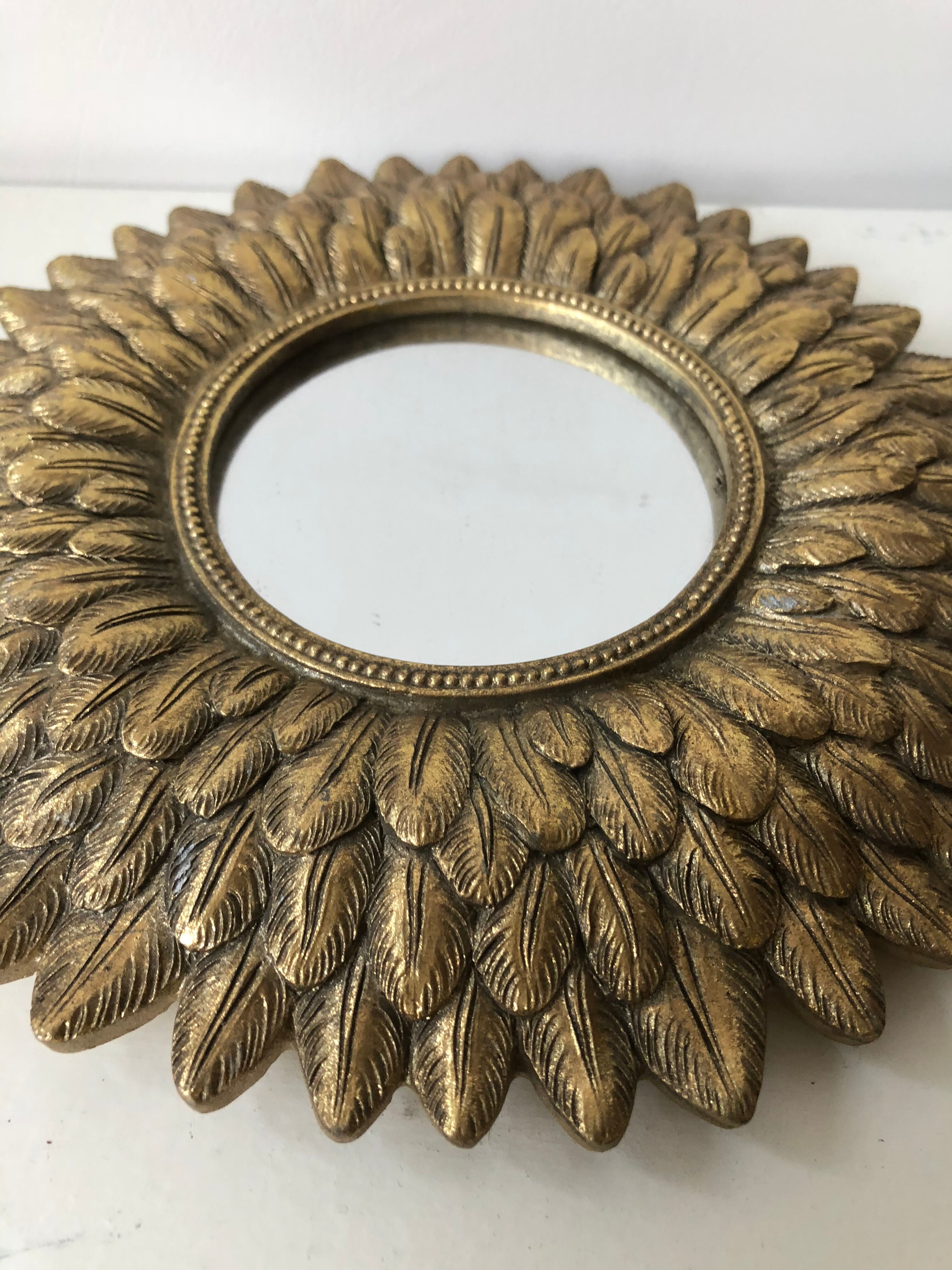 Vintage sun mirror 22x22cm