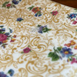 Floral pattern dessert plates