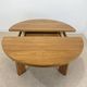 Vintage extendable round table in the spirit of Atelier Chauvin S.A. – 1970s