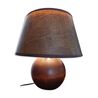 Lampe en bois