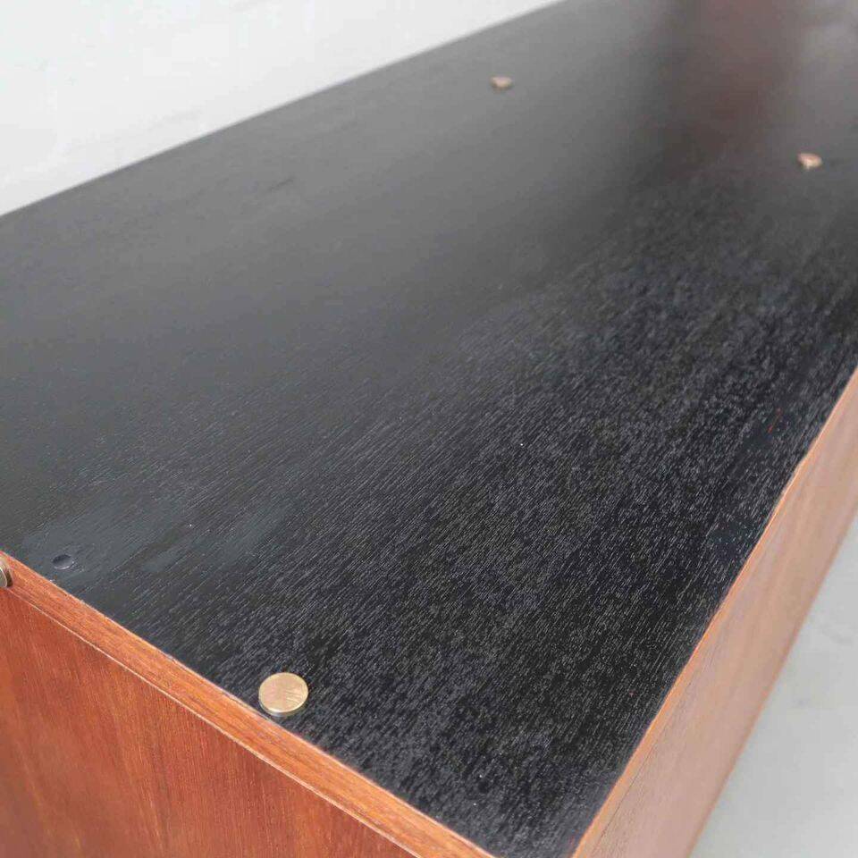 Teak sideboard by Louis Paolozzi for Monopoly, France 1960's