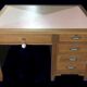 Renovated vintage administrative office with contemporary graphics
