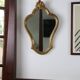 Antique Louis XV gilded wood mirror