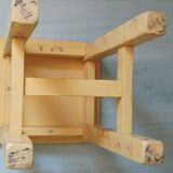 Solid pine stool