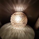 60s golden glass ceiling lamp