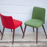 Vintage compass leg chairs, 50